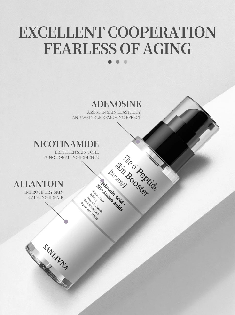 6-Piece Peptide Essence Facial Skin Care Set