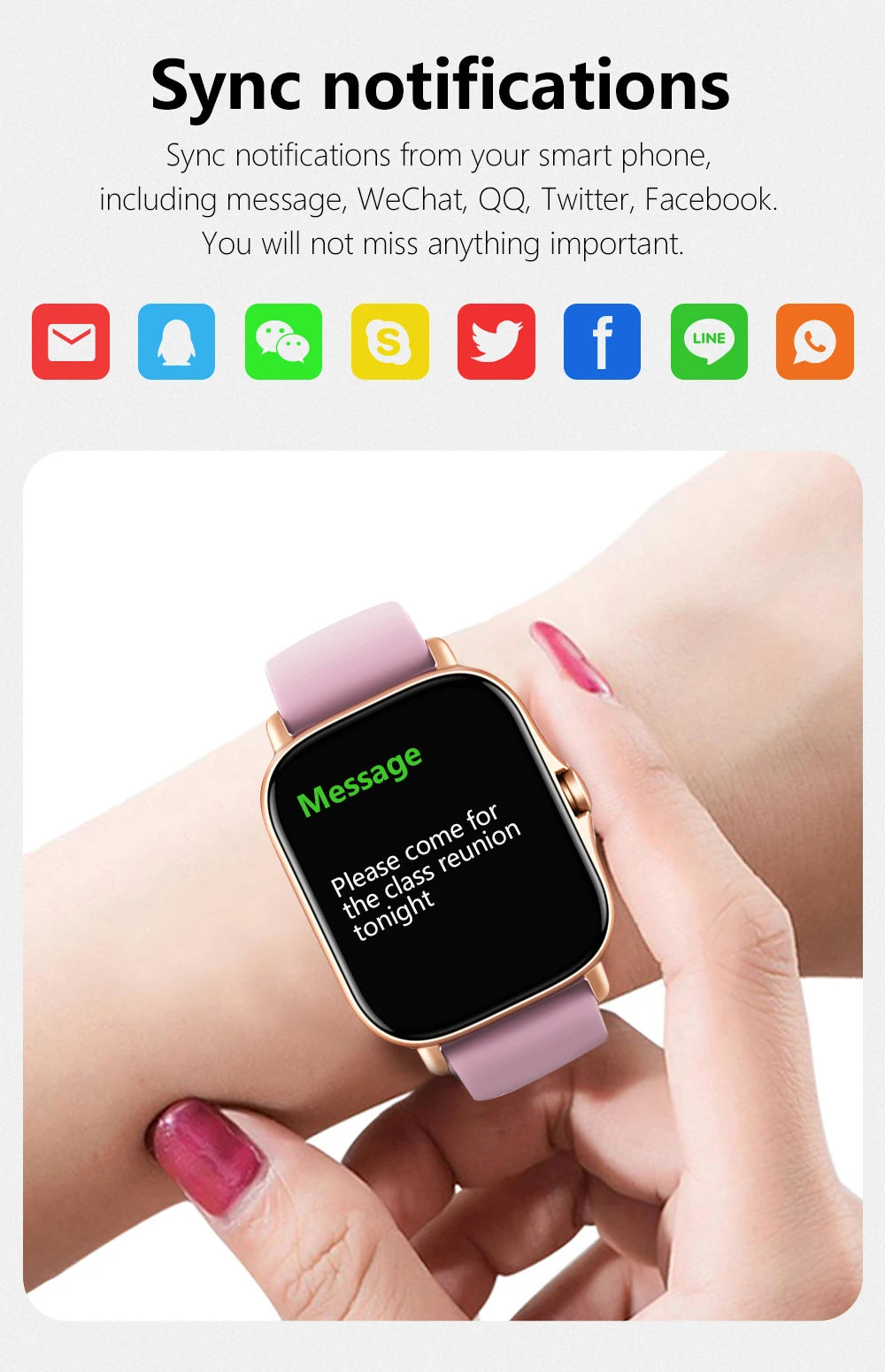 Sport Smart Watch – Bluetooth Call