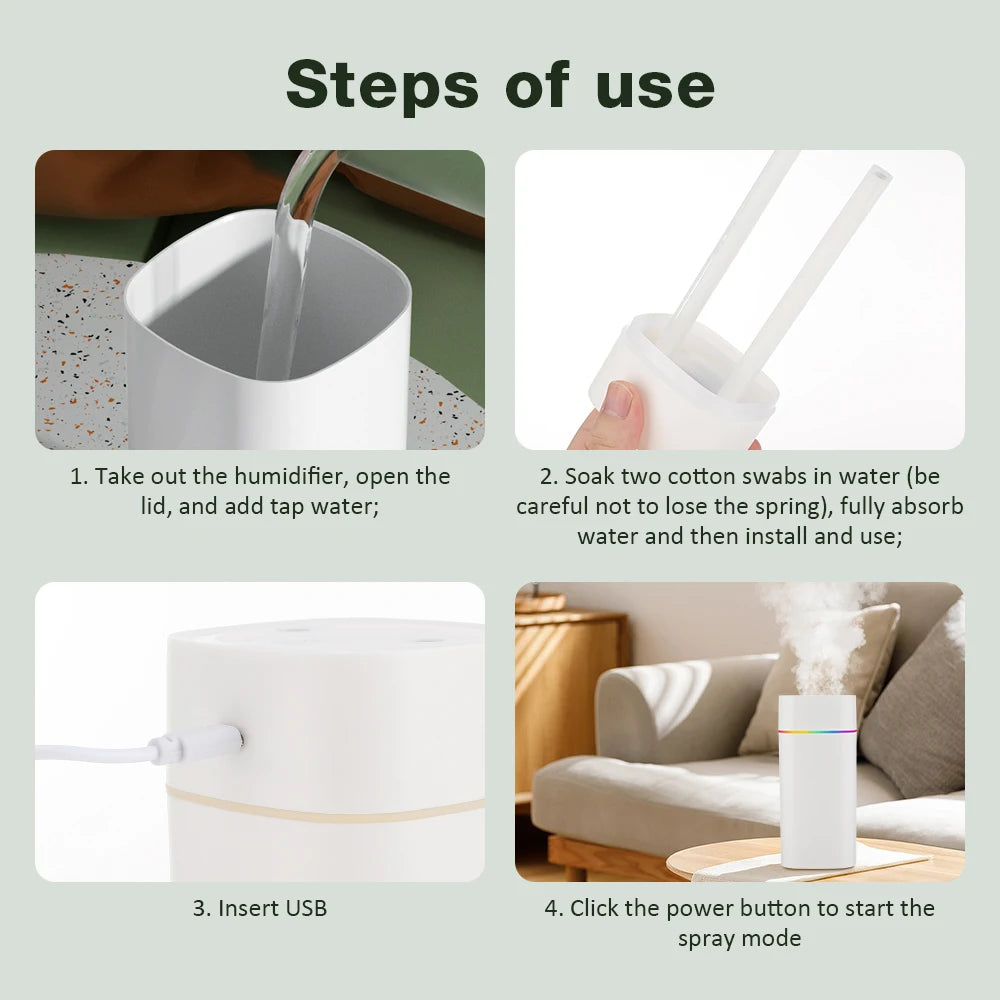 USB Portable Cool Mist Sprayer