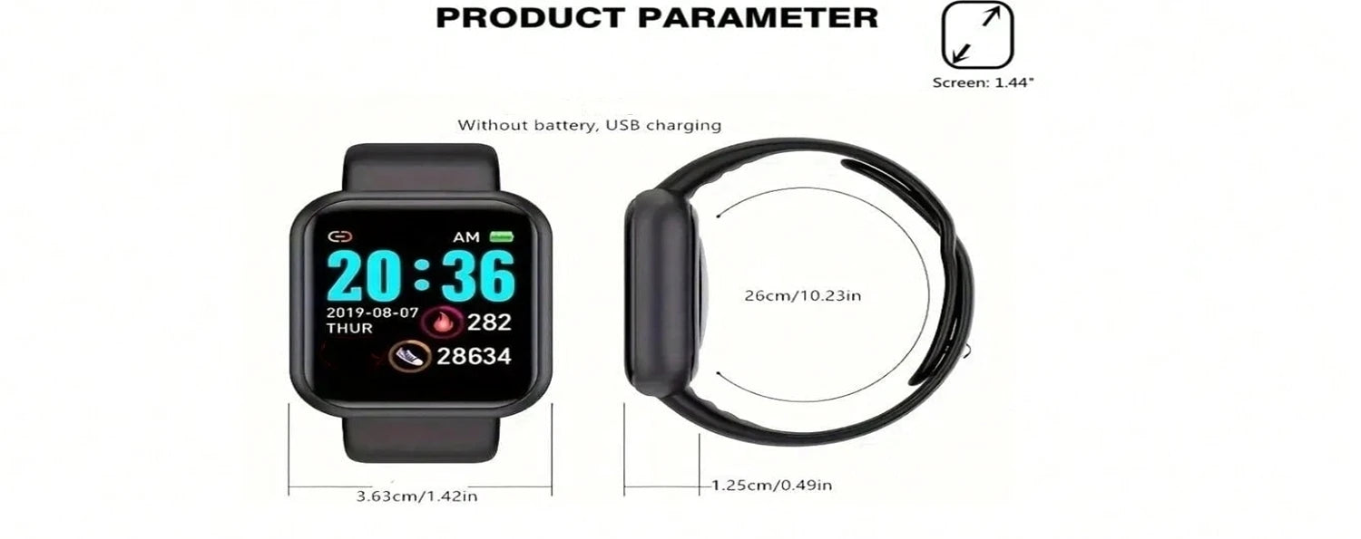 Y68 Smart Watch – Bluetooth Music Control