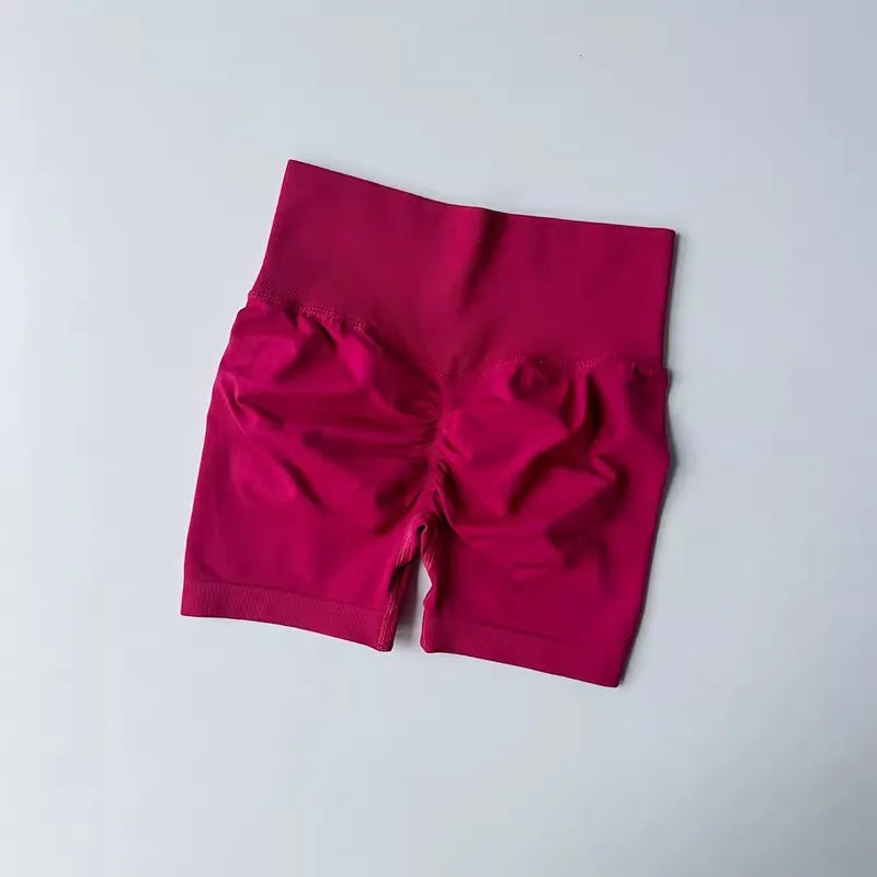 Summer High-Waist Women's Yoga Shorts Breathable Fitness Butt Lits
