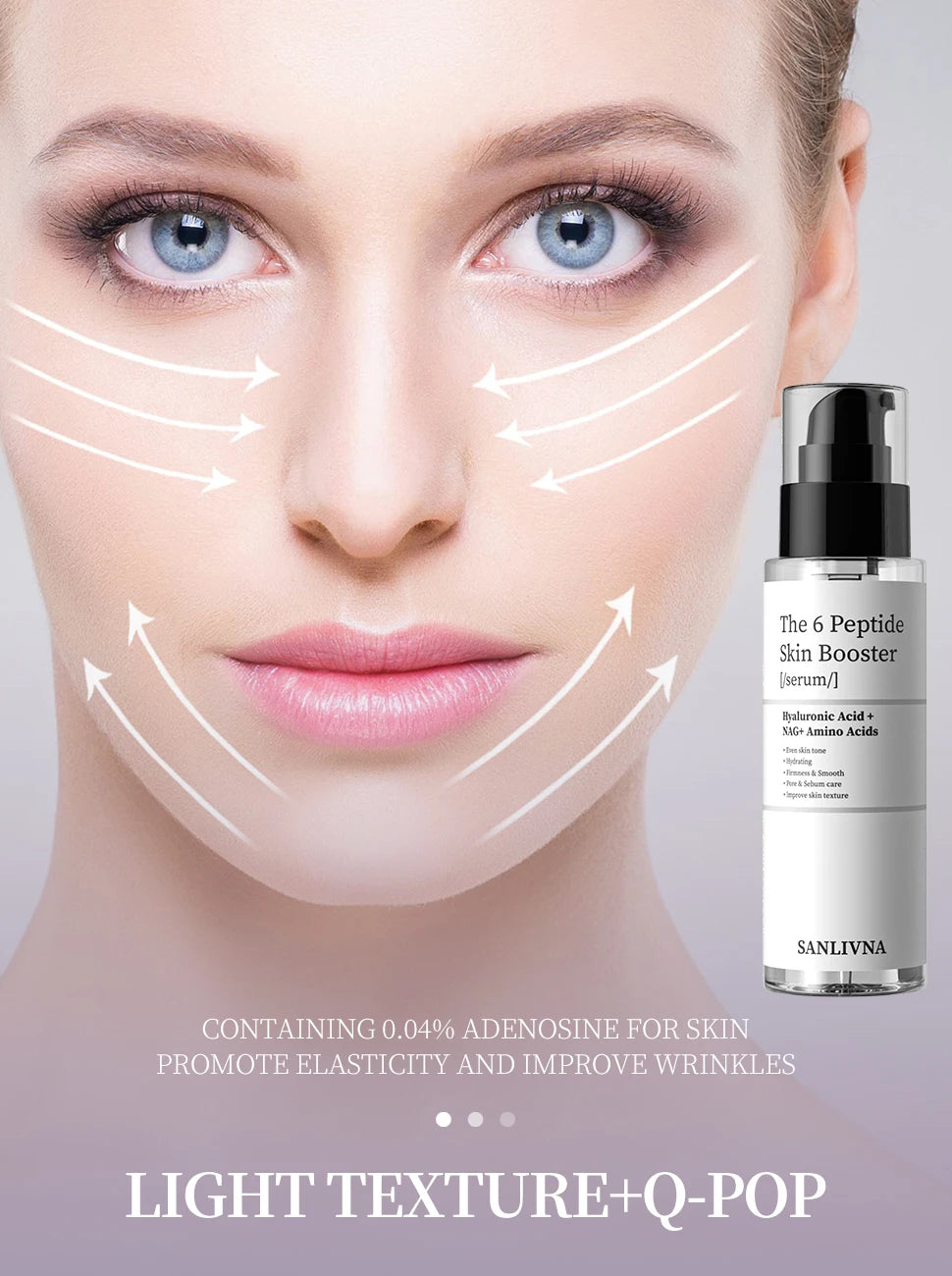 6-Piece Peptide Essence Facial Skin Care Set