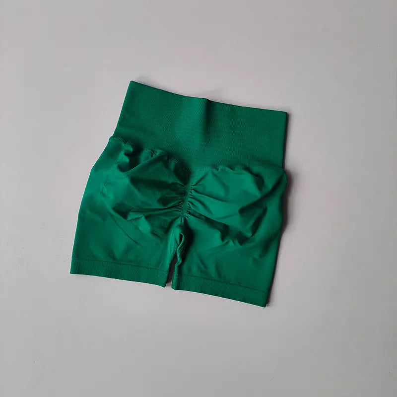 Summer High-Waist Women's Yoga Shorts Breathable Fitness Butt Lits