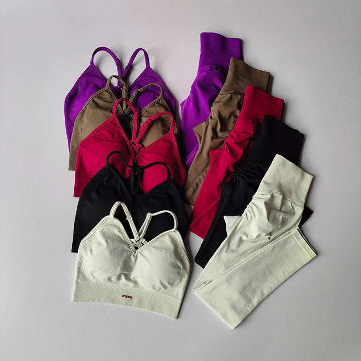 Seamless Hip-Lifting Yoga Set