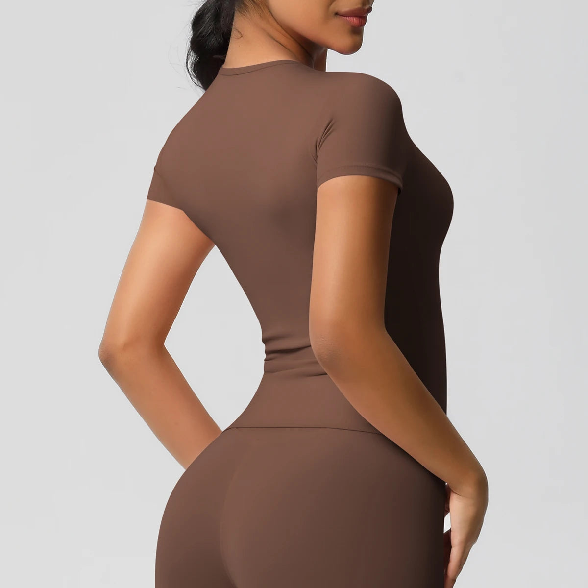 Women’s Dry-Fit Sports Top – Breathable, High-Elastic Fitness T-Shirt