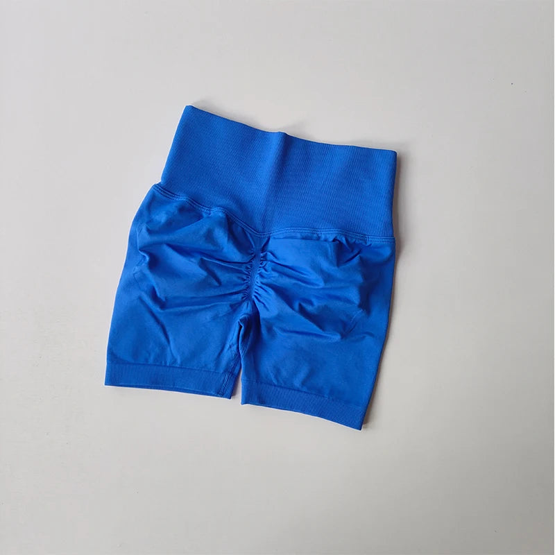 Summer High-Waist Women's Yoga Shorts Breathable Fitness Butt Lits