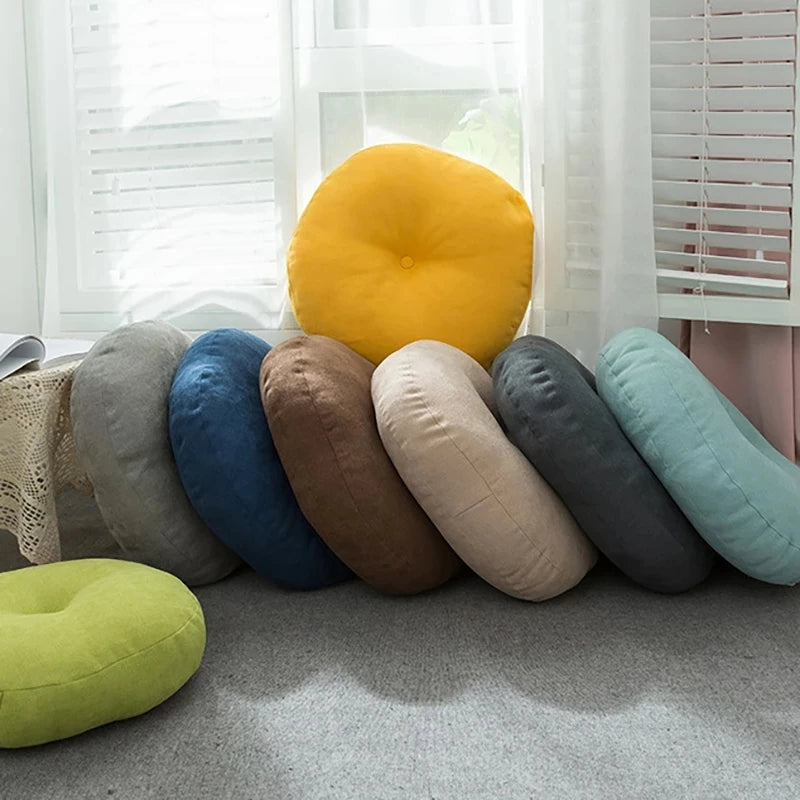 Solid Color Floor Seat Pillow