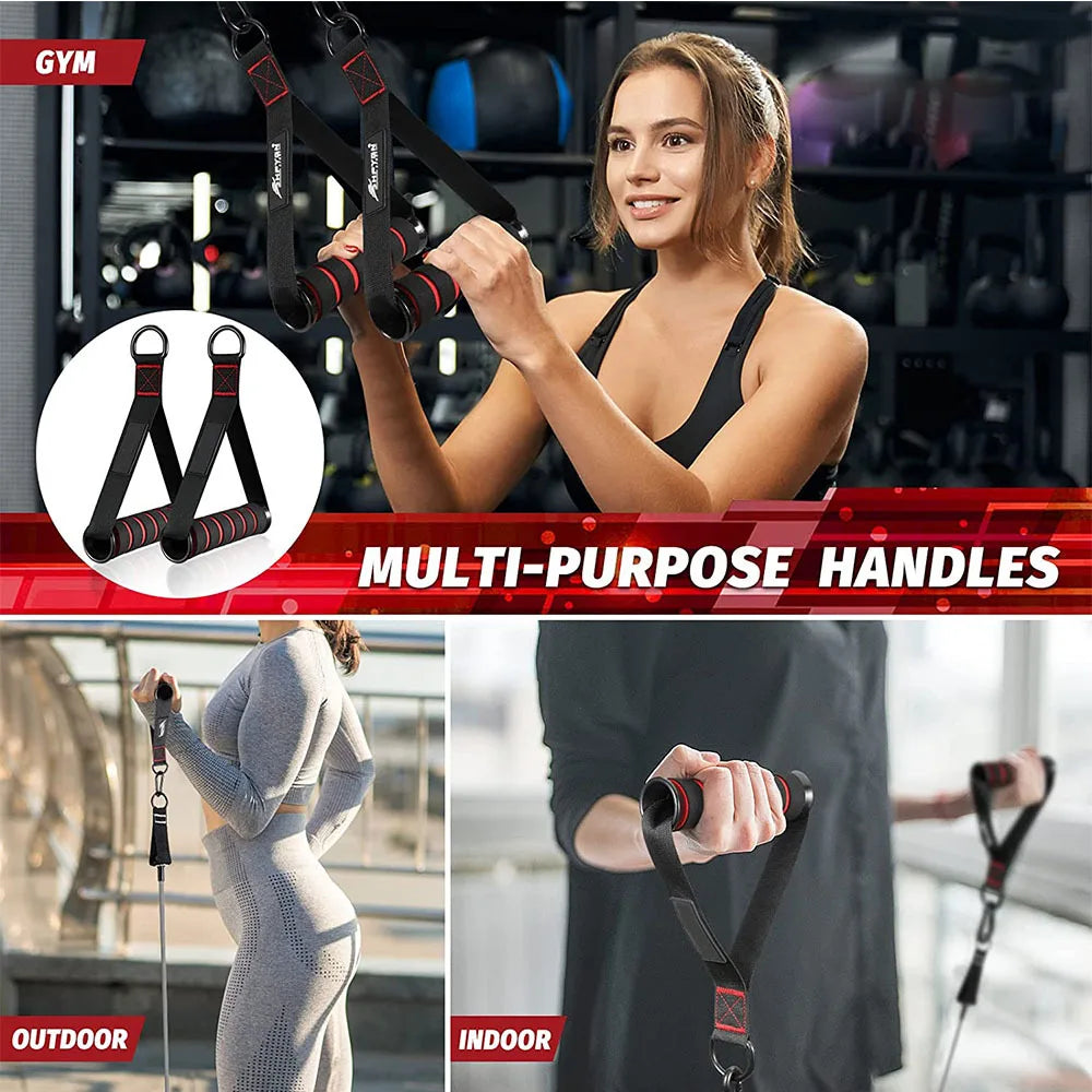 Triceps Lowering Rope with Handles