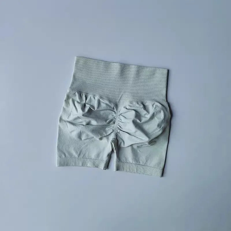 Summer High-Waist Women's Yoga Shorts Breathable Fitness Butt Lits