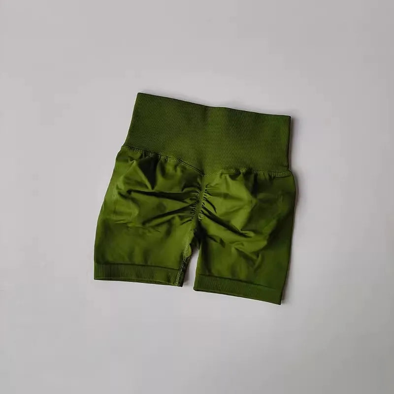Summer High-Waist Women's Yoga Shorts Breathable Fitness Butt Lits