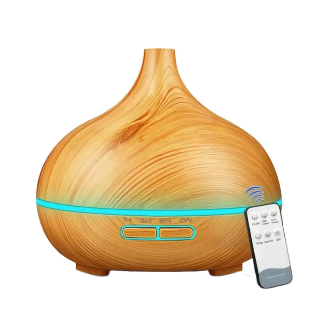 Wood Grain Ultrasonic Air Humidifier & Essential Oil Diffuser