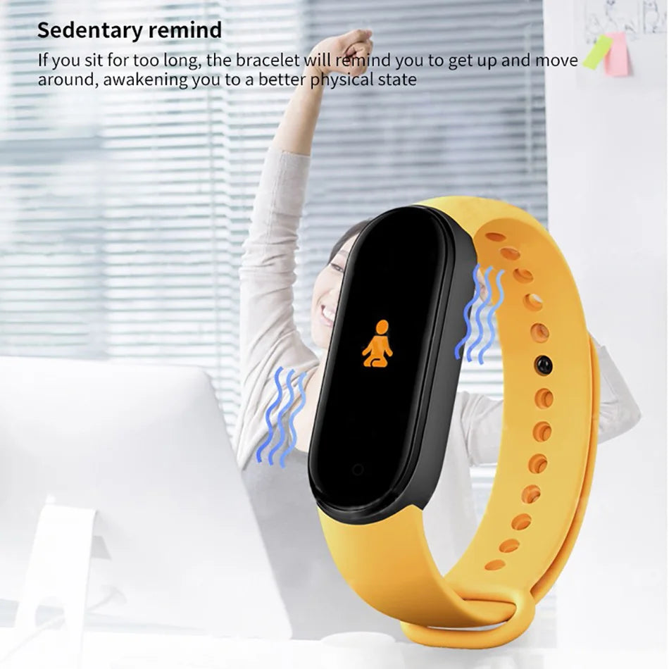 M6 Smart Watch – Fitness Tracker, Heart Rate & Blood Pressure Monitor