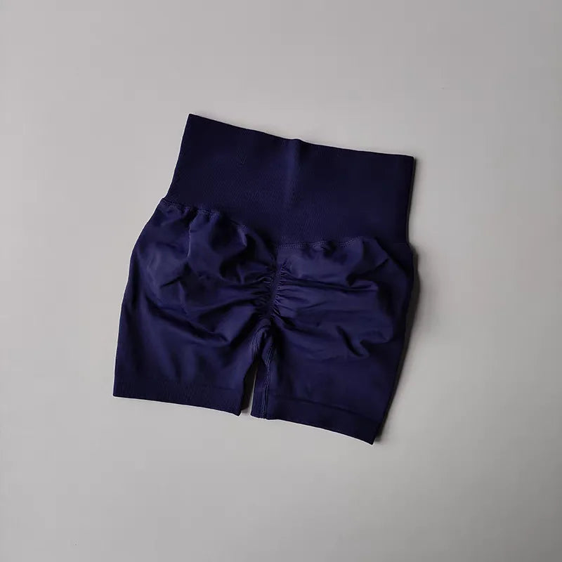 Summer High-Waist Women's Yoga Shorts Breathable Fitness Butt Lits