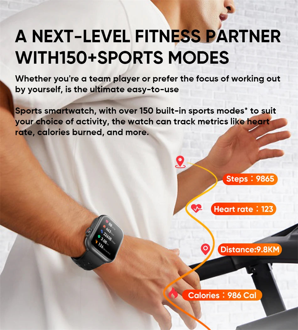 Watch Ultra 2 SE Smartwatch – 1000mAh, AMOLED, GPS, Bluetooth Call, Waterproof