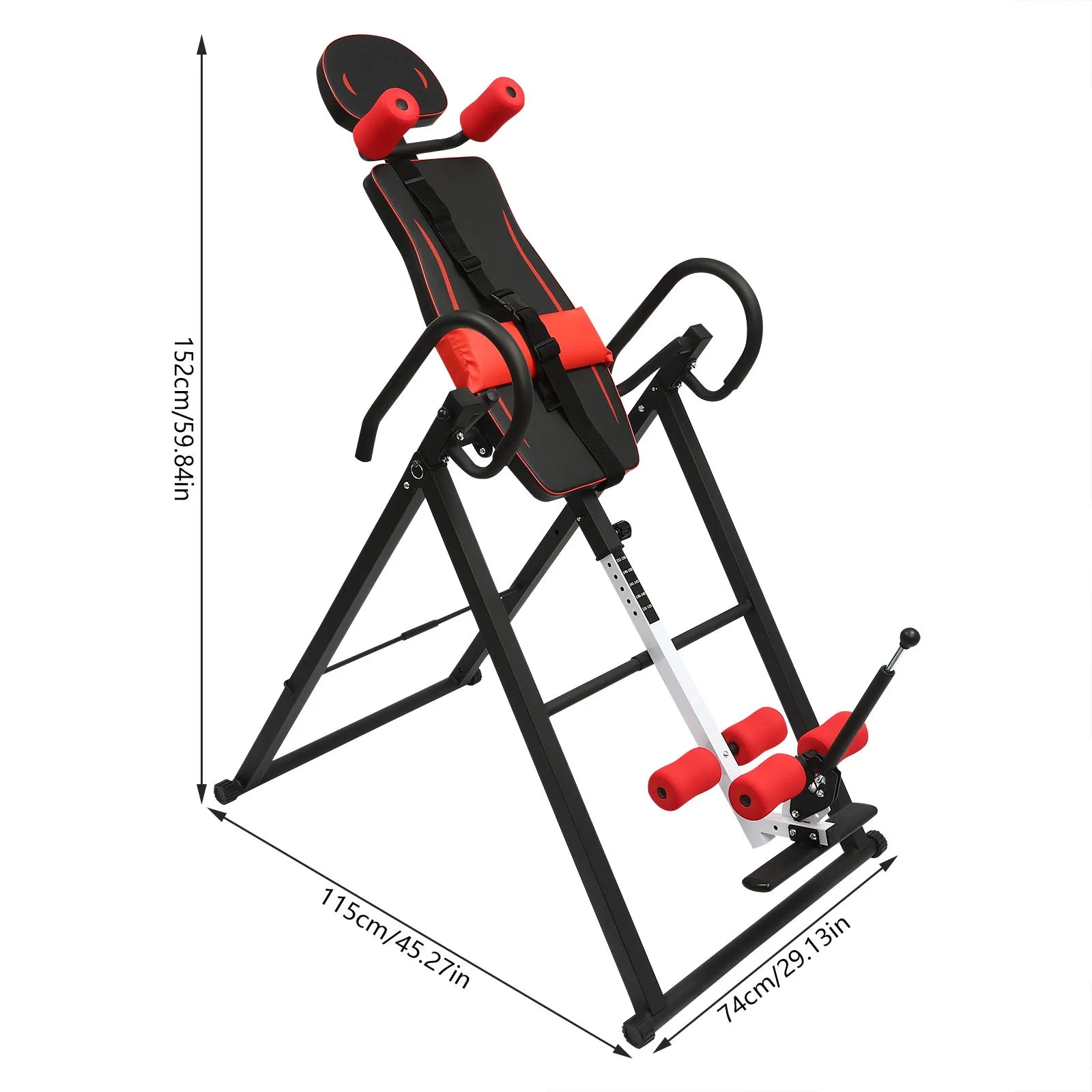 330lb Inversion Table – Adjustable Back Relief & Posture Correction Fitness Equipment