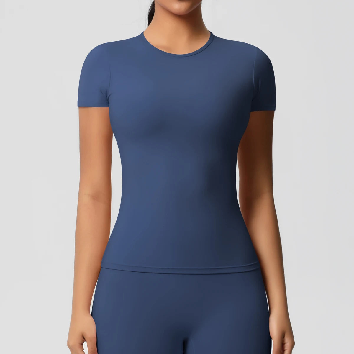 Women’s Dry-Fit Sports Top – Breathable, High-Elastic Fitness T-Shirt