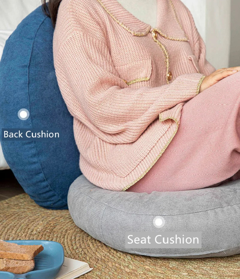 Solid Color Floor Seat Pillow