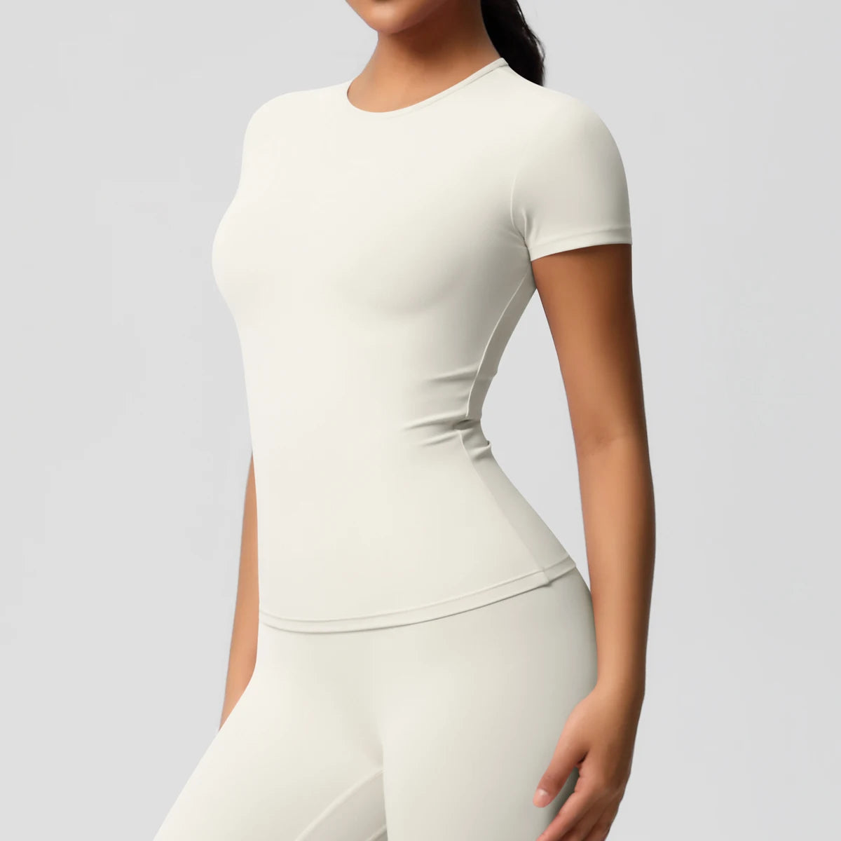 Women’s Dry-Fit Sports Top – Breathable, High-Elastic Fitness T-Shirt