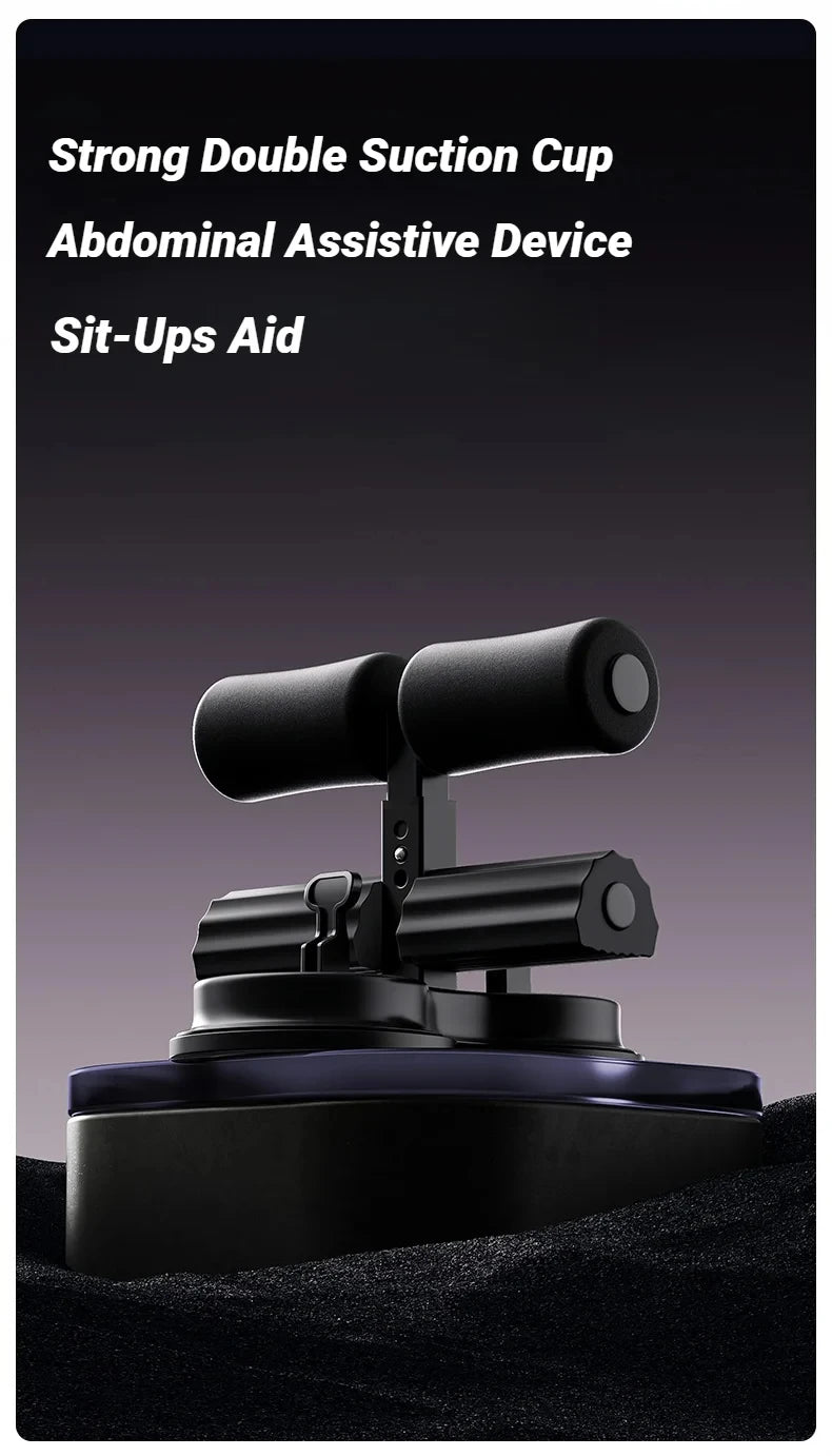 Adjustable Sit-Up Bar with Suction Base