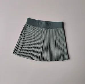 Floral Pleated Sports Skirt with Built-in Shorts