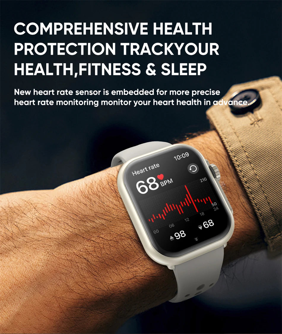 Watch Ultra 2 SE Smartwatch – 1000mAh, AMOLED, GPS, Bluetooth Call, Waterproof