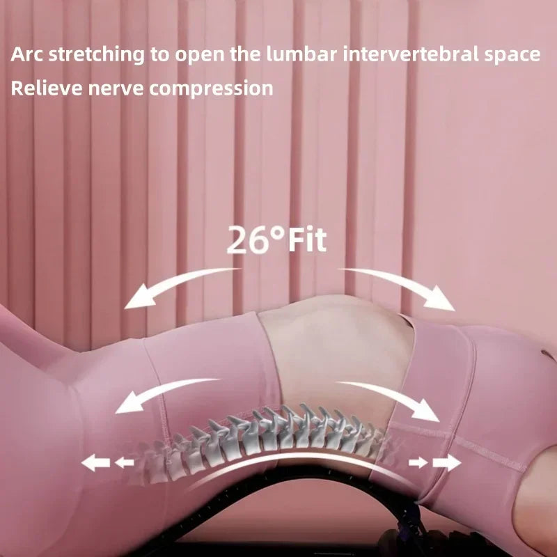 Back & Lumbar Stretching Device – Yoga Fitness Massager