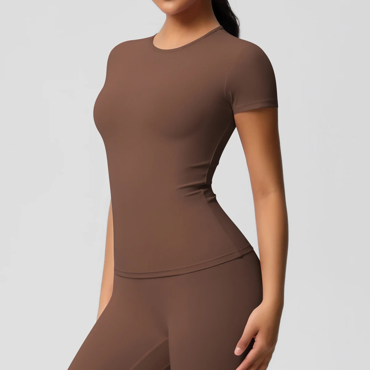 Women’s Dry-Fit Sports Top – Breathable, High-Elastic Fitness T-Shirt