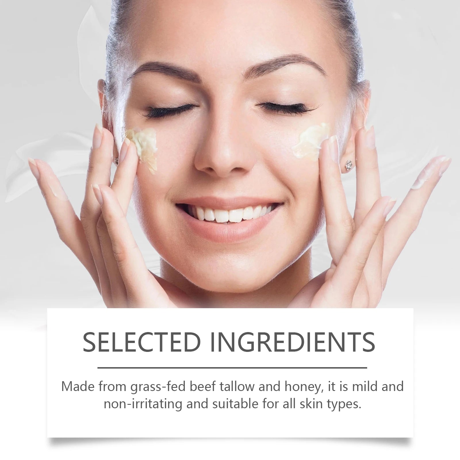 Beef Tallow Face Cream – Long-Lasting Moisturizing