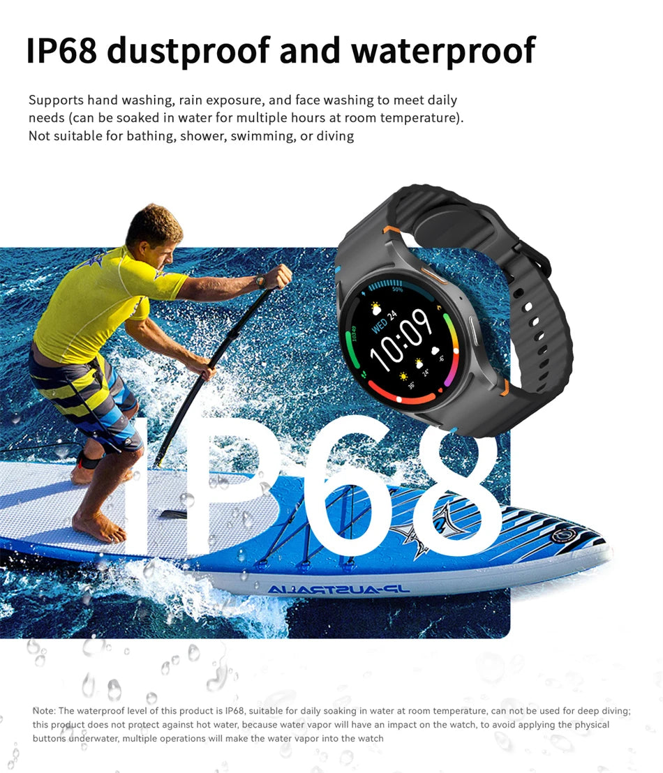 Galaxy Watch 7 Smartwatch – HD AMOLED, Fitness Tracker, Waterproof, Bluetooth Calls