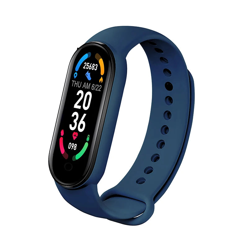 M6 Smart Watch – Fitness Tracker, Heart Rate & Blood Pressure Monitor