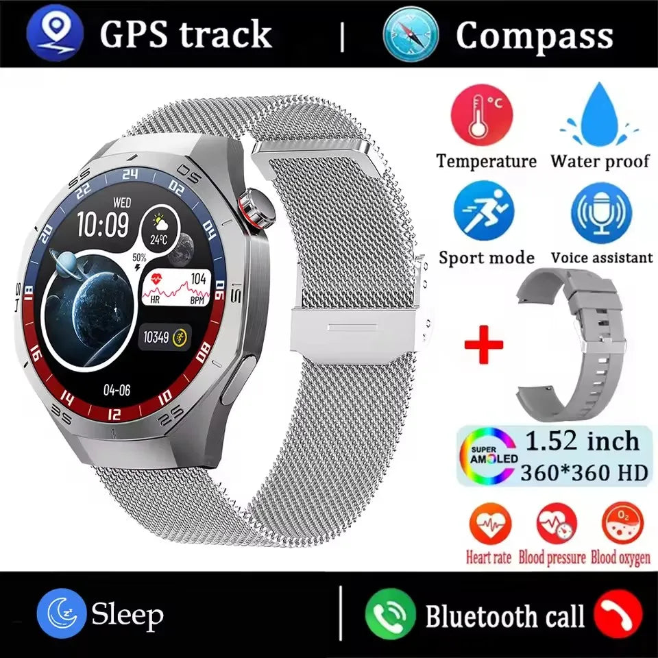 Huawei GT5 Pro Smartwatch – AMOLED, GPS, Heart Rate & Bluetooth Calling