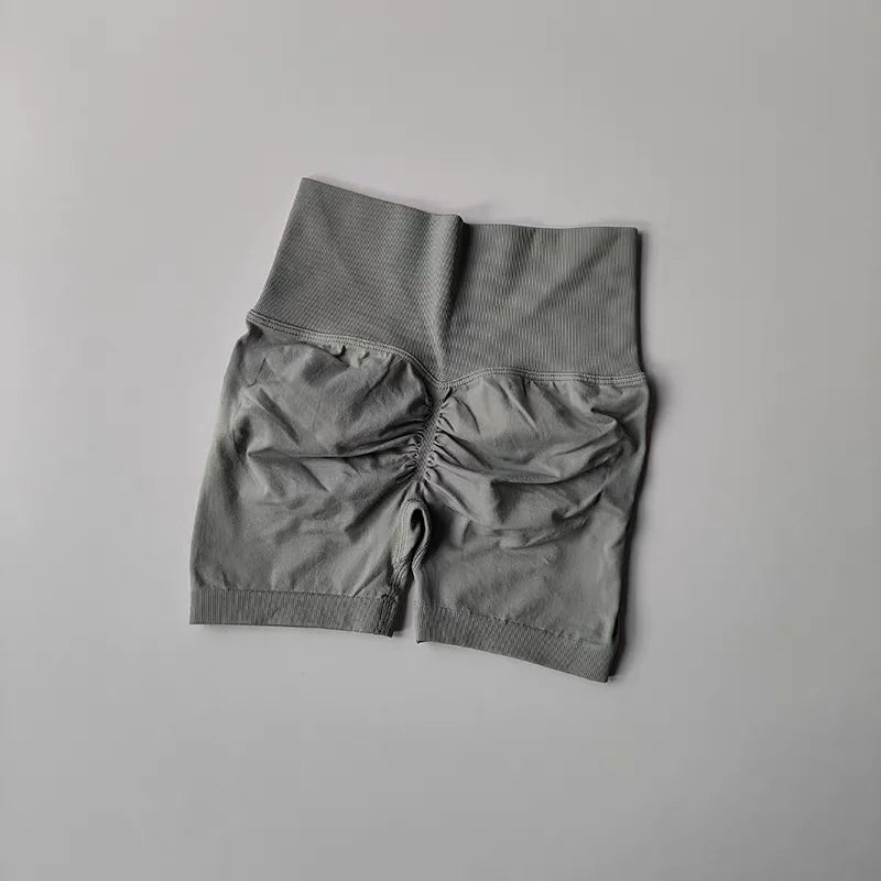 Summer High-Waist Women's Yoga Shorts Breathable Fitness Butt Lits