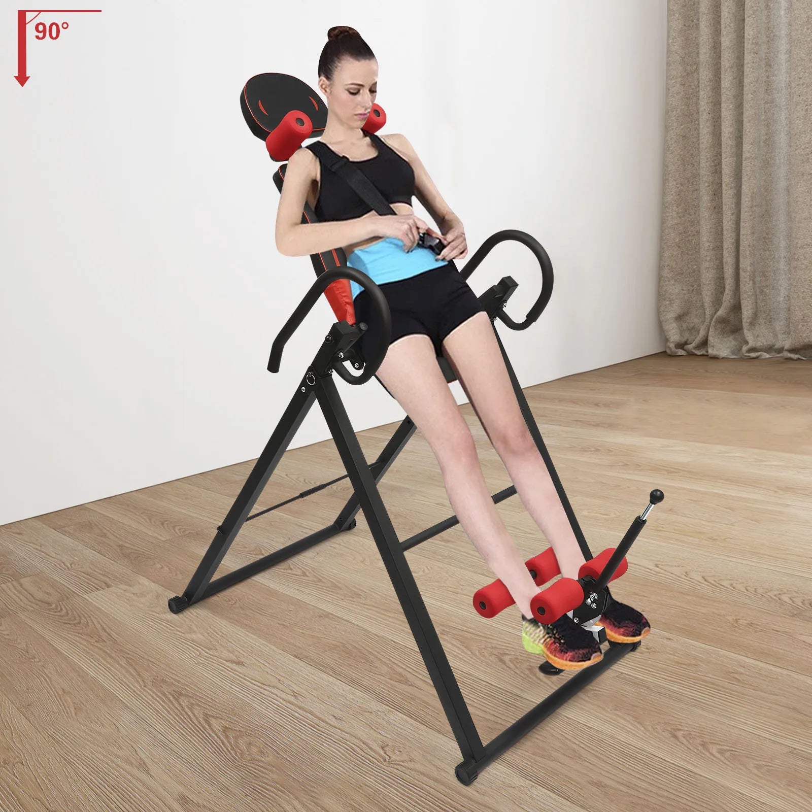 330lb Inversion Table – Adjustable Back Relief & Posture Correction Fitness Equipment