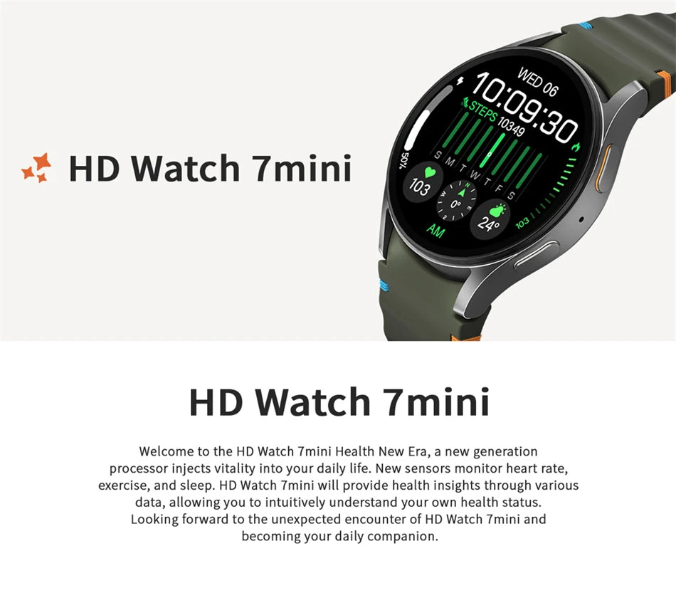 Galaxy Watch 7 Smartwatch – HD AMOLED, Fitness Tracker, Waterproof, Bluetooth Calls