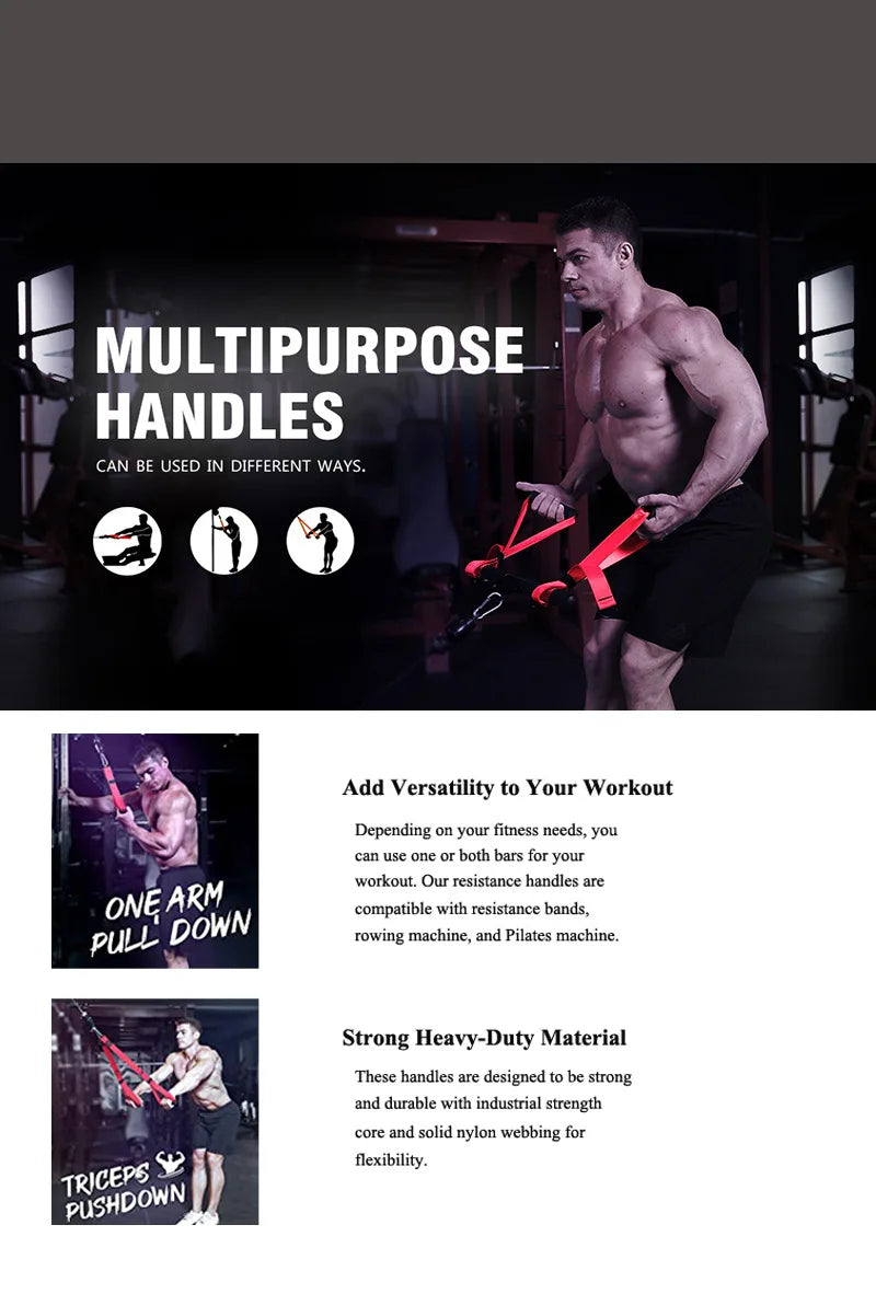 Triceps Lowering Rope with Handles