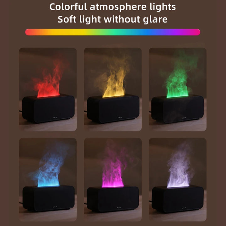Mini Aromatherapy Flame Simulation Humidifier