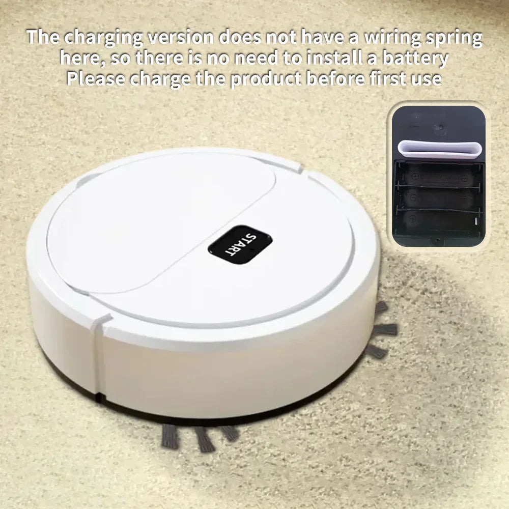 Smart Robotic Vacuum Cleaner – Sweeping, Mopping & USB Charging