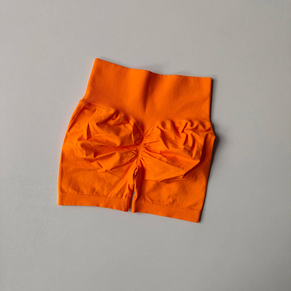 Summer High-Waist Women's Yoga Shorts Breathable Fitness Butt Lits