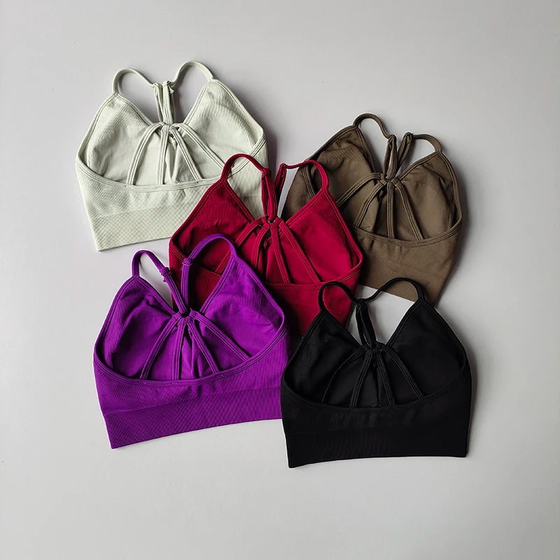 Women's Seamless Yoga Set – Hip-Lift Bra & Leggings, Quick-Dry