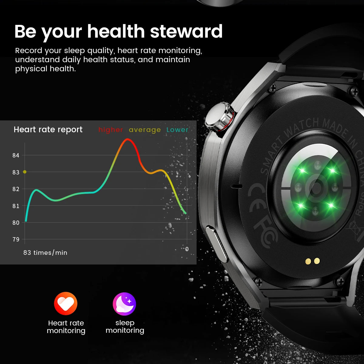 Huawei GT5 Pro Smartwatch – AMOLED, GPS, Heart Rate & Bluetooth Calling