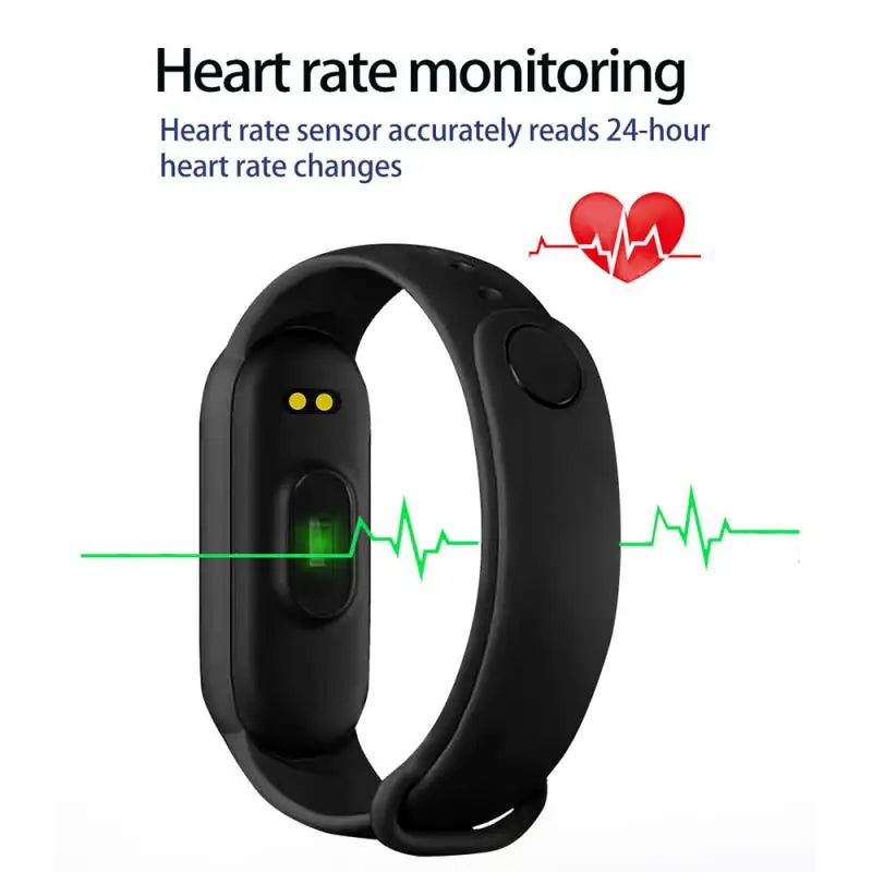 M6 Smart Watch – Fitness Tracker, Heart Rate & Blood Pressure Monitor