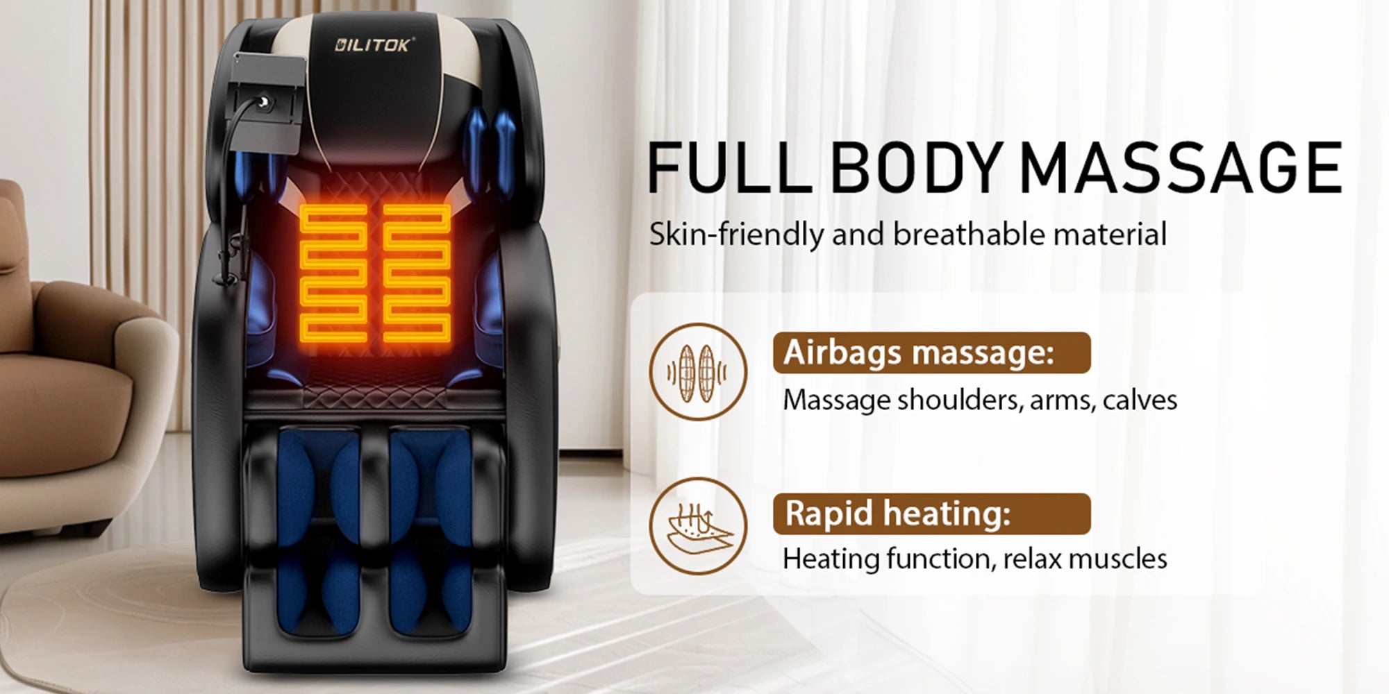 Zero Gravity Full Body Massage Chair