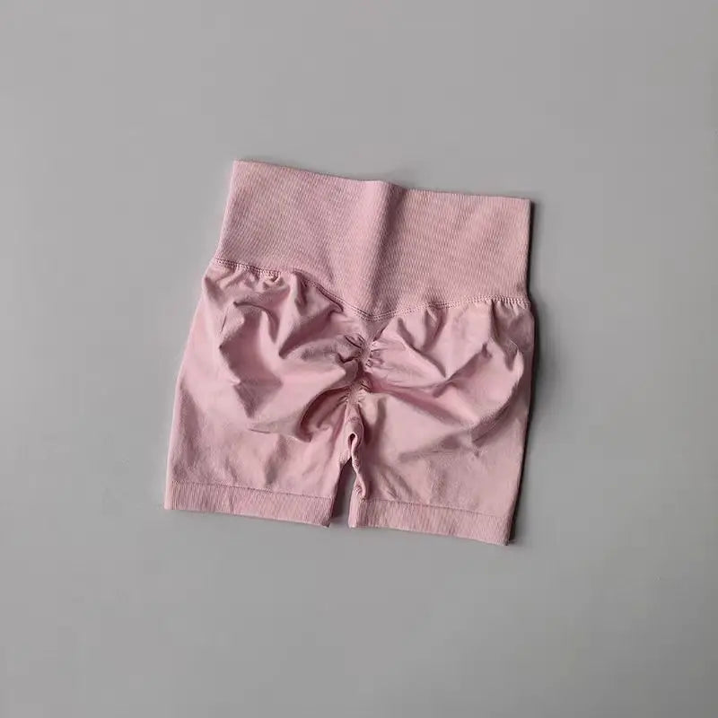 Summer High-Waist Women's Yoga Shorts Breathable Fitness Butt Lits