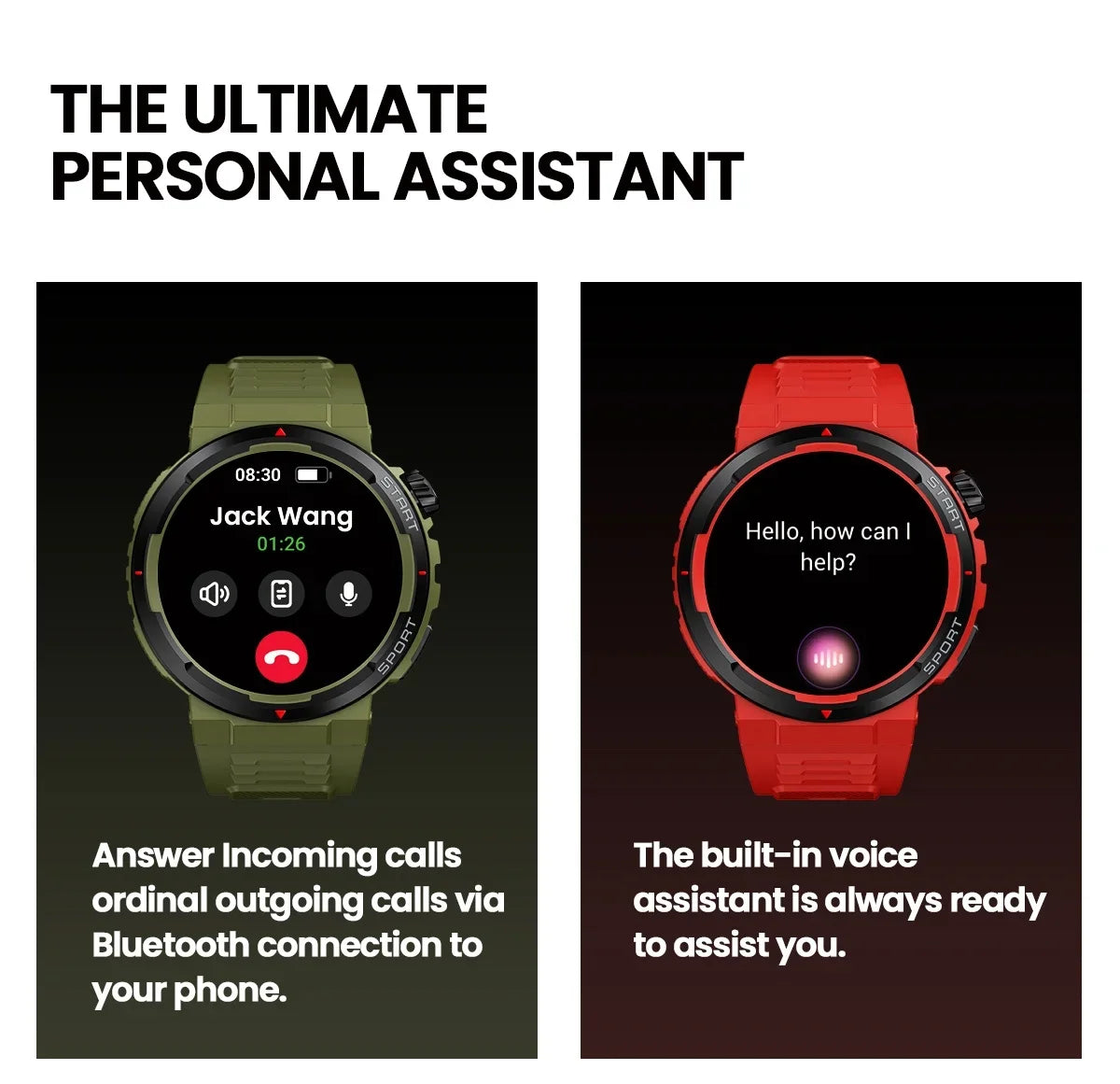 Zeblaze Ares 3 Plus Smartwatch – 1.43" HD AMOLED