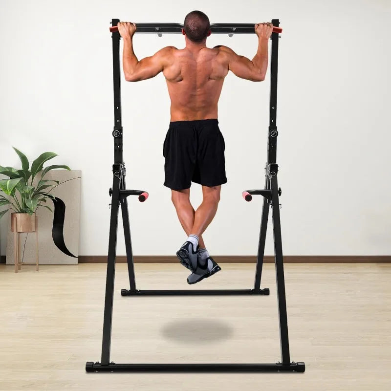 440 lbs Capacity Free-Standing Pull-Up & Dip Station