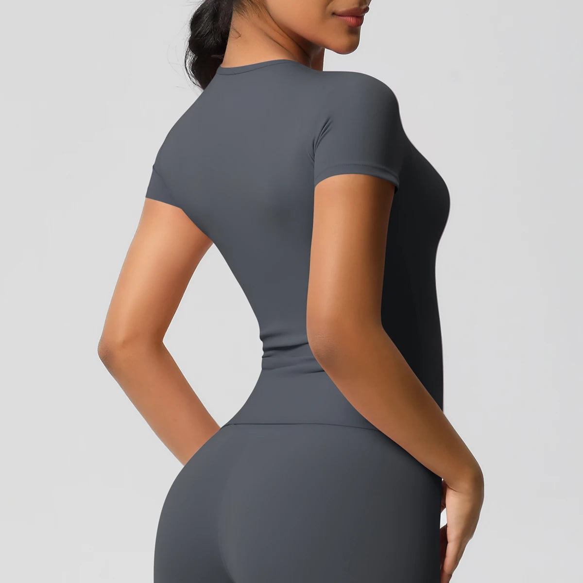 Women’s Dry-Fit Sports Top – Breathable, High-Elastic Fitness T-Shirt