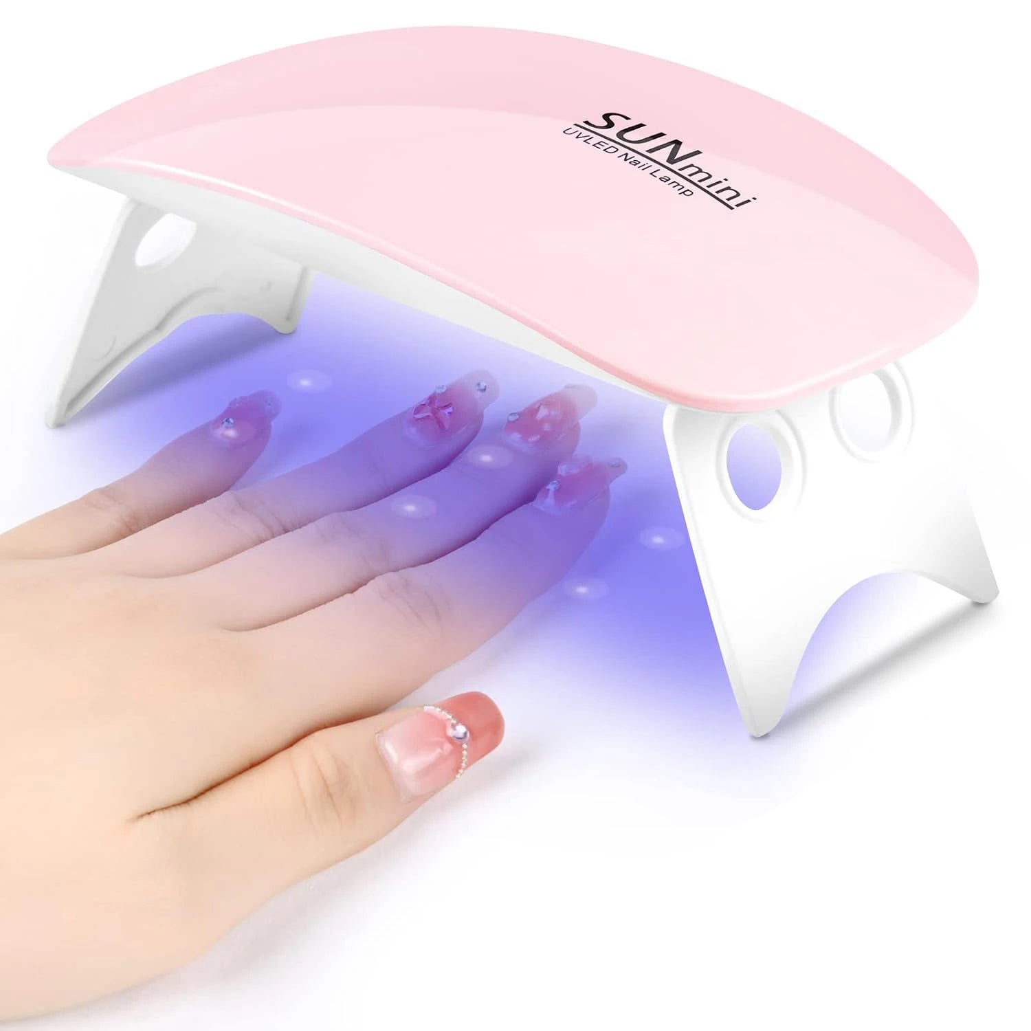 Foldable 6W UV LED Nail Lamp – Quick-Dry Gel Polish Manicure Tool