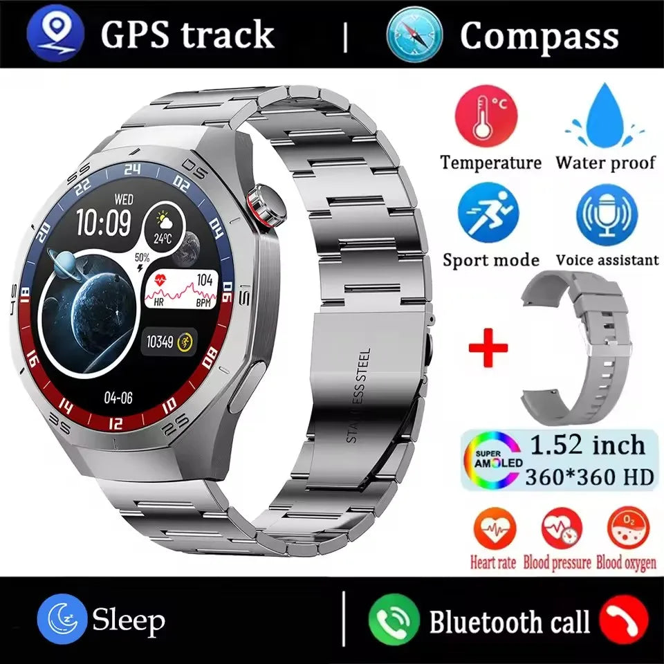 Huawei GT5 Pro Smartwatch – AMOLED, GPS, Heart Rate & Bluetooth Calling