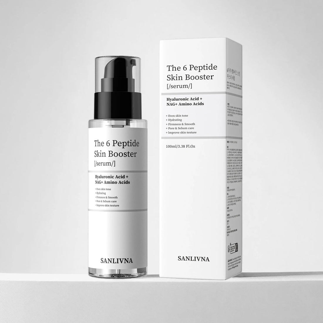 6-Piece Peptide Essence Facial Skin Care Set