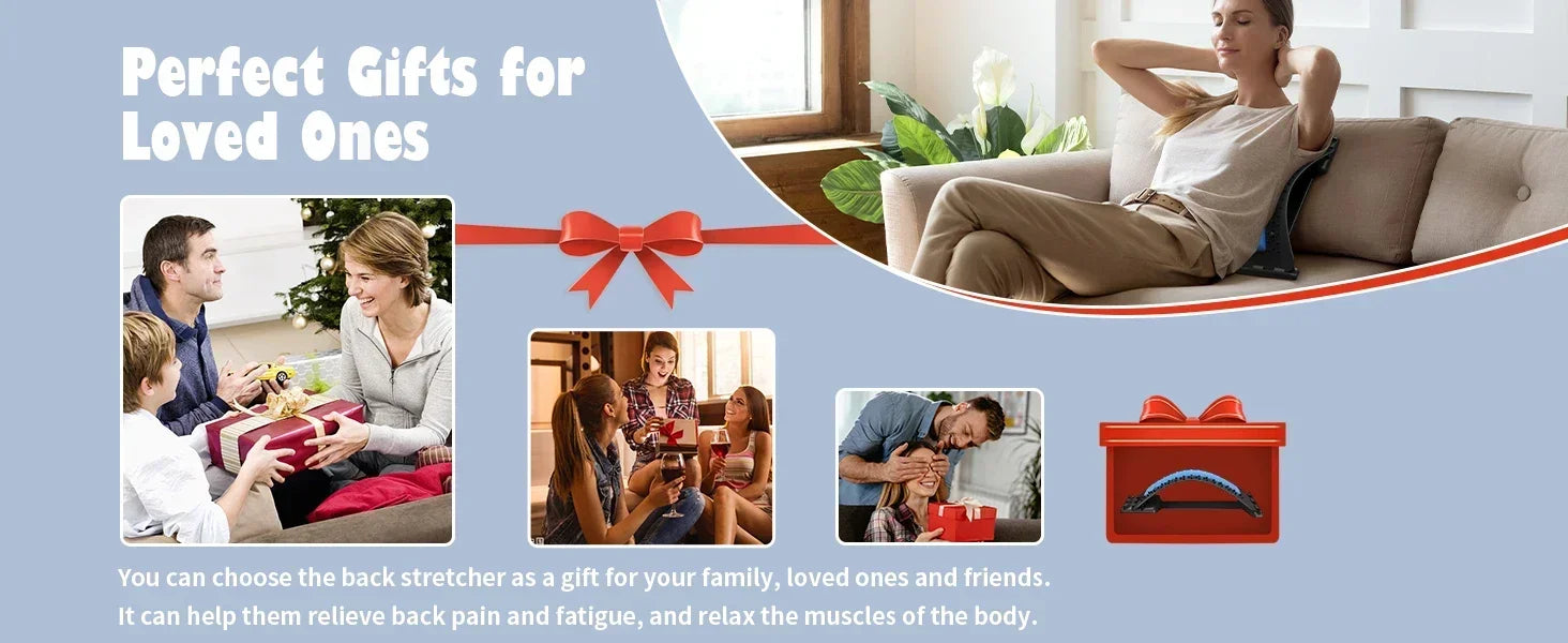 Back & Lumbar Stretching Device – Yoga Fitness Massager